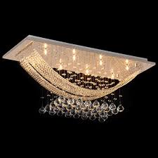 H.19 x w.36 18 lights. Buy 8 Lights Ceiling Light Modern Flush Mount Crystal Chandelier Ceiling Light Fixture Pendant Light Living Room Ceiling Light Kitchen Chandelier Dining Room Chandelier Of Crystop Online In Turkey B00ngcaeqy
