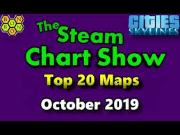 Cities Skylines Top 20 Maps Steam Chart Show For Maps October 2019 M017