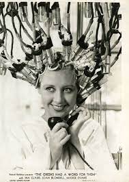 Glamour Daze 1930 S Fashion Vintage Hair Salon 1934 Vintage Hair Salons Vintage Hair Dryer Vintage Hairstyles