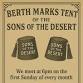 Laurel & Hardy | Berth Marks Tent | Sons Of The Desert event image