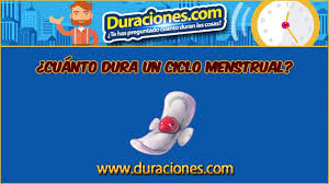 Cuanto Dura Un Ciclo Menstrual Duraciones Net Youtube