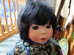 90s Beautiful Asian Porcelain Poseable Doll Signed & Numbered by Lynne  Randolph Doll Crying Tears