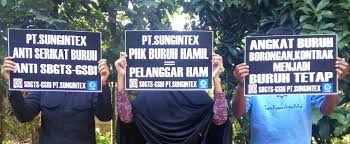 1,604 likes · 41 talking about this. Siaran Pers Buruh Sbgts Gsbi Pt Sungintex Kota Bekasi Tentang Union Busting Sbme Gsbi Pt Dli