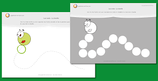 Graphisme Petite Section Ronds Le Corps De La Chenille Exercice Maternelle Graphismes Maternelle Graphisme Petite Section