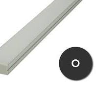 Aluminum Profile "O" 94" (8 ft) long 1" Surface Mount Linear LED Strip  Channel