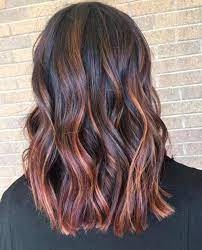 When choosing a highlight shade for dark brown hair, its best to start within one or two shades of your base color.that said, your stylist can work with you to achieve lighter and brighter highlights overtime. 37 Best Red Highlights In 2021 For Brown Blonde Black Hair