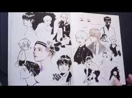 bts sketchbook tour youtube sketchbook tour sketch book love illustration