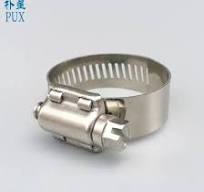 High Quality American Type Perforated 201/304 Stainless Steel Band Hose  Clamp Clips for Fixing Tubes