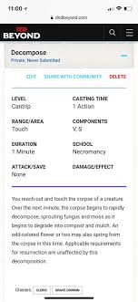 Matthew Mercer On Twitter Custom Cantrip I Created For Caduceus It S Mainly Just A Flavor Cantrip For His Character Https T Co 0qgeucx7rs