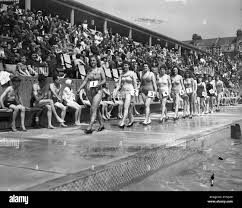 Diese saison für die schönheitskönigin Schwarzweiß-Stockfotos und -bilder