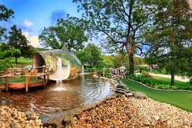 Experience our black light indoor golf at route 76 glow golf! Mini Golf Big Cedar Lodge