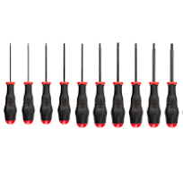 12-Piece Hex High-Torque Black Oxide Blade Screwdriver Set | TEKTON