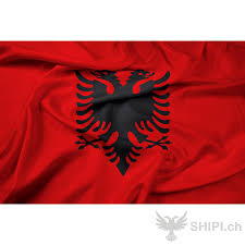 Albanische Flagge Shipi Ch Albanische Flagge Albanien Flagge Flaggen