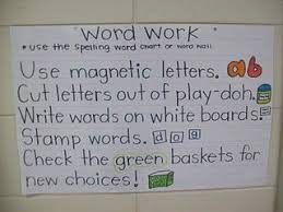 Free Choice Word Work Options After Seatwork Word Work Kindergarten Word Work Word Work Centers