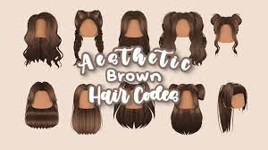 There are various types of hairstyles to choose from and apply to your character to look unique and different from the default style, which is predefined for new users. Aesthetic Brown Hair Codes For Roblox Bloxburg Part 1 Youtube