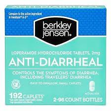 Berkley Jensen Anti Diarrheal 8 Pack Of 24 Count Total 192 Pieces Ebay Berkley Anti Active Ingredient