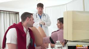 Hot busty wife leaves the needy gyno doctor try that pussy a little - Hell  Moms
