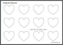 Vorlagen für privat und beruf: Valentinstag Herz Macarons Kathy Loves