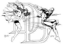 In case you don\'t find what you are looking for, use the top search bar to search again! Electra And Daredevil In Bob Layton S Bob Layton Commissions Comic Art Gallery Room Coloring Pages Comic Art Art