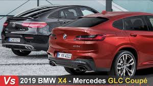 2019 Bmw X4 Vs Mercedes Glc Coupe Side By Side Comparison Youtube