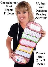 Cheeseburger Book Report Project Templates Printable Worksheets And Rubric Book Report Projects Book Report Reading Projects