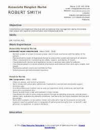 Hospice Nurse Resume Samples Qwikresume