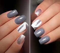 110 modele de unghii pentru 2019 33 gray nails nail art nails