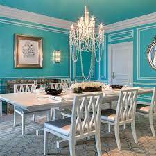 Tiffany blue wall, paris themed sheets, venetian mirrors. Tiffany Blue Walls Design Ideas