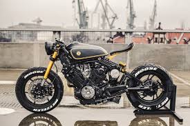 Herd Mentality Two Yamaha Xv Cafe Fighters From Moose Motodesign Virago Cafe Racer Yamaha Cafe Racer Cafe Racer Bikes
