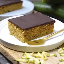 Zucchini Kuchen Mit Schoko Glasur