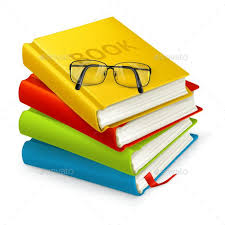 Pile Of Books And Glasses Paper Design Books Pile Of Books