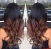 Cherry Black Ombre Hair