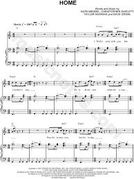 Print And Download Home Sheet Music By Foo Fighters Sheet Music Arranged For Piano Vocal Guitar And Singer Pro In C Majo Sheet Music Foo Fighters Piano Songs