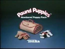 Vintage 1985 pound puppies newborns tonka 7807 brown dog. 1985 Tonka Pound Puppies Newborn Puppy Pack Commercial Youtube