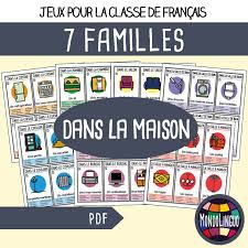 8 Jeux De 7 Familles Pack Vocabulaire Mondolinguo Francais En 2020 Jeux De Vocabulaire Regle De Jeu Jeux