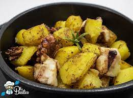 62 Polpo E Patate In Padella Blu Basilico