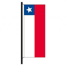 Die flagge chiles wurde als nationalflagge am 18. Chileflaggen Fahnenfleck Shop