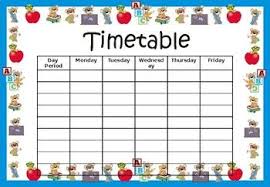 School Timetable Class Timetable Editable School Timetable Class Timetable School