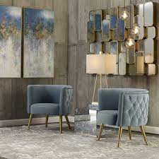 Offers an astounding addition to any transitional or minimalist scandinavian style accent chair featuring an exposed solid wood frame finished in a honey stain and. Haider Accent Chair Uttermost