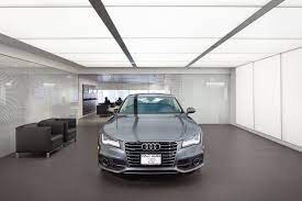 Lightframe S Unique Secondary Membrane Allows It To Diffuse Light While Improving Acoustics Audi Dealership Office Interiors Interior