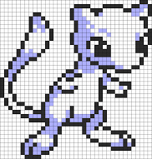 Mew Pokemon 8 Bit Kandi Pattern Pokemon Perler Beads Pixel Art Pokemon Pokemon Bead 910 x 910 png 4 кб.