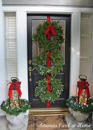 We'll show you a few front porch christmas decorating ideas that are quick and easy to do. 50 Best Christmas Decoration Ideas Front Door Christmas Decorations Front Porch Christmas Decor Christmas Door Decorations