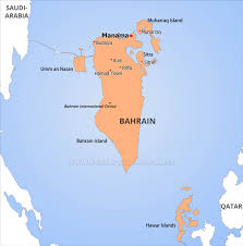 Bahrain is the 4th most densely populated sovereign state on earth. Bahrain Physical Map