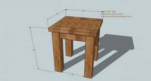 Tryed Side Table Diy Side Table Diy Furniture Plans Patio Side Table
