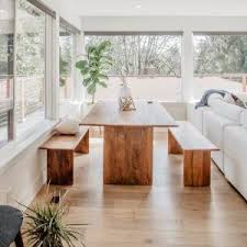 Anton Solid Wood Dining Table 72 2 Bench Set In 2020 Solid Wood Dining Table Wood Dining Table Wood Dining Room Table