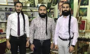 HAIRY TALES: The Fares Family of Zakho Spends All Their Time and Money on  Their Menfolks Tresses – Al Menasa