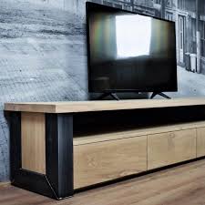 tv meubel eiken industrieel chamonix meubels decoraties thuisdecoratie