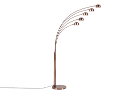 Stehlampe Kupfer 210 Cm Marmorfuss Flinders Beliani Ch