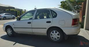 1999 toyota corolla csi seca manual liftback red exterior. Toyota Corolla Csi Seca 1999 5d Liftback Manual 1 6l No Reserve In Vic