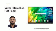 V Vutec Interactive Flat Panel (ADPM) | 8 GB RAM 256 GB ROM ...